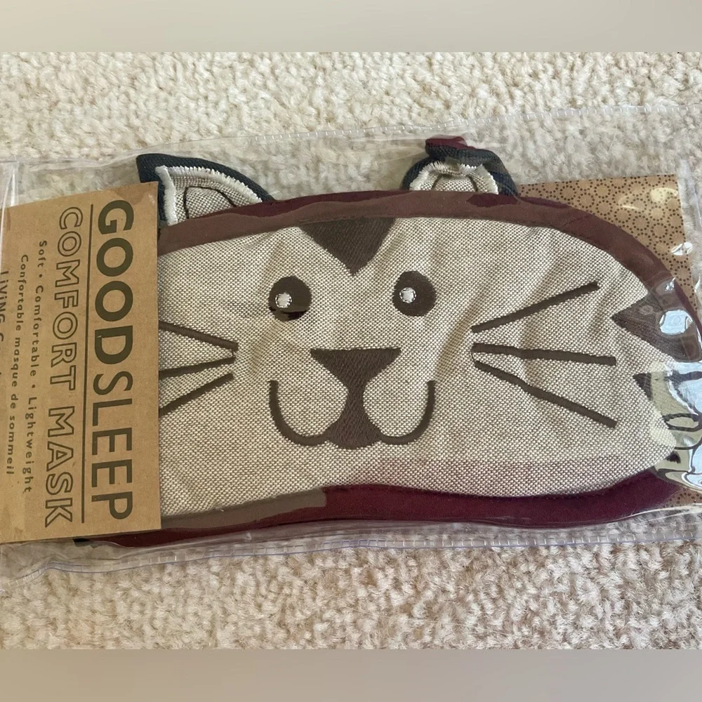 NWT Good Sleep Cat Theme Sleep Mask